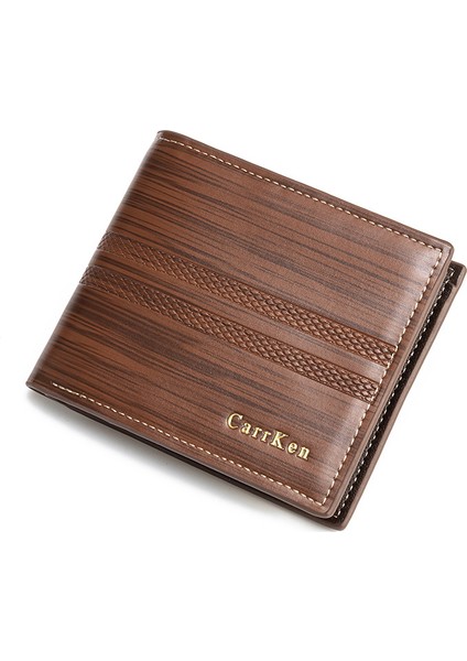 Yeni Erkek Kısa Cüzdan 2020 Gündelik Cüzdan Ince Çoklu Kart Üç Katlı Gevşek Yapraklı Cüzdan (Yurt Dışından) fırsatları