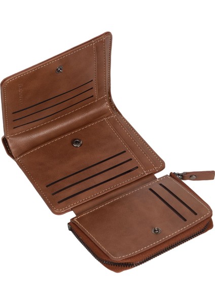 Bozuk Para Cüzdanı Erkek Cüzdan Erkek Kısa Cüzdan Kore Versiyonu Fermuarlı Pu Cüzdan Bozuk Para Cüzdanı (Yurt Dışından) modelleri