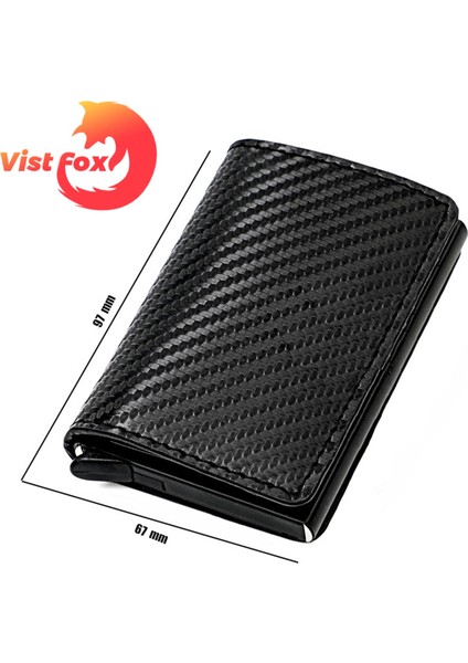 Vist Fox Erkek Kart Sahibi Çok Katmanlı Hırsızlığa Karşı Çanta Kart Sahibi Kılıfı (Yurt Dışından) fırsatları