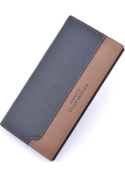 Erkek Cüzdan Erkekler Uzun Tarzı Moda Dikiş Kontrast Renk Gençlik Yumuşak Cüzdan Çoklu Kart Takım Çantası 2022 Yeni Cüzdan (Yurt Dışından) indirimleri