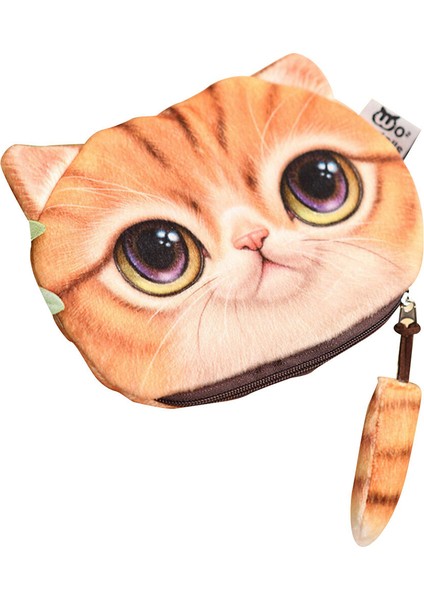 Moda Kadın Sevimli 3D Yüz Hayvan Para Nakit Çanta Cüzdan Mini Fermuarlı Çanta (Yurt Dışından) indirimleri