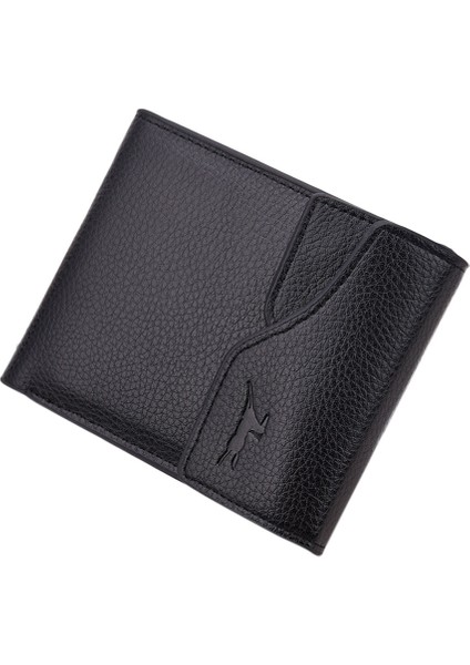 Yfashion Erkek Erkek Ehliyet Çantası Dayanıklı Pu Deri Cüzdan Çanta Noel Doğum Günü Için Ift (Yurt Dışından)