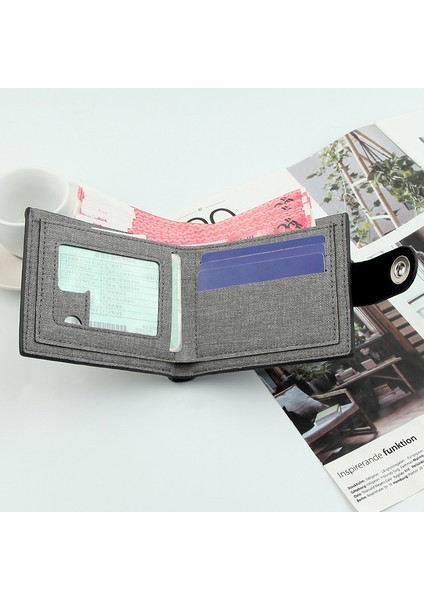 Erkek Rahat Kumaş Desen Kısa Ehliyet Cüzdanı Iş Erkek Cüzdan Dış Ticaret Sınır Ötesi Kanvas Cüzdan (Yurt Dışından) fiyatları