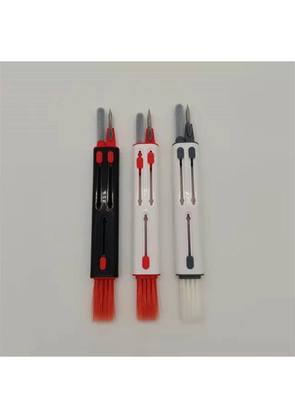 Bluetooth Kulaklık Temizleyici Taşınabilir Çok Fonksiyonlu Geri Çekilebilir Temizleme Kalemi Temizleme Fırçası 3'ü 1 Arada Kompakt Kırmızı (Yurt Dışından) fırsatları