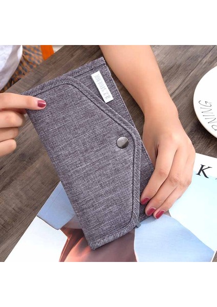 Moda Çok Fonksiyonlu Seyahat Organizatör S Kadın Erkek Taşınabilir Kapakları Kredi Kartı Çanta Kolu Ince Bayanlar Cüzdan (Yurt Dışından) modelleri