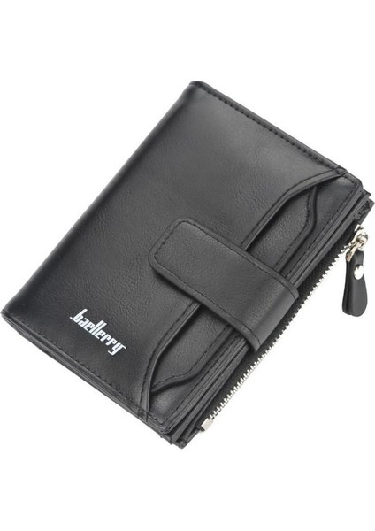Baellerry Cüzdan Erkek Kısa Bölüm Kore Moda Çoklu Kart Fermuarlı Cüzdan D3218 Moda Çanta (Yurt Dışından)