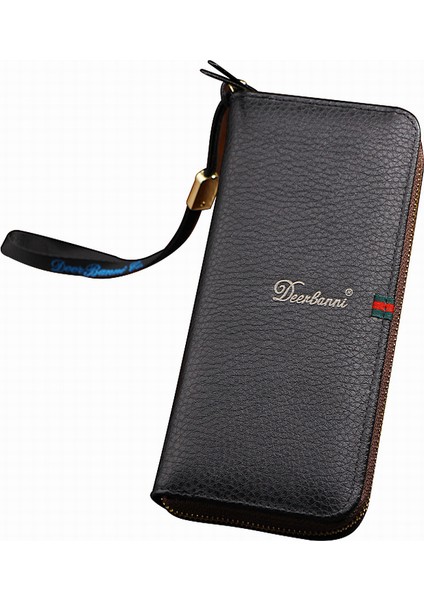 2019 Bahar Yeni Erkek Uzun El Çantası Iş Moda Fermuarlı Cüzdan Erkek Çoklu Kart Tek Çekmeli Cüzdan (Yurt Dışından) indirimleri