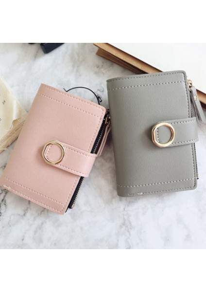 Sevimli Öğrenci Püskül Kolye Trend Küçük Moda Pu Cüzdan Bozuk Para Cüzdanı Kadın Bayanlar Kart Çantası Kadınlar Için Açık Pembe (Yurt Dışından) modelleri