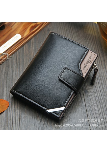 Yeni Erkek Kısa Fermuarlı Cüzdan Çok Fonksiyonlu Iş Cüzdanı Tek Parça Fabrika Doğrudan Satış (Yurt Dışından) fiyatları