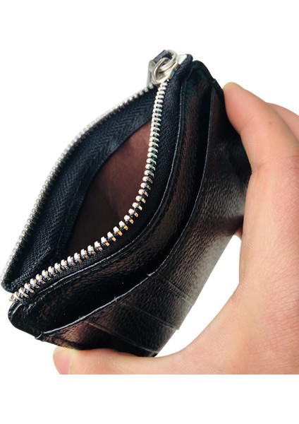 2022 Yeni Yumuşak Erkek Cüzdan Düz Renk Pu Fermuarlı Kart Tutucu Mini Kısa Bozuk Para Cüzdanı Cüzdan (Yurt Dışından) fiyatları