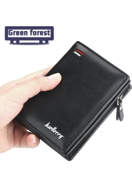 Yeşil Orman Kredi Kartı Cüzdanı Birçok Kart Yuvası Vintage Kare El Çantası (Yurt Dışından) fırsatları