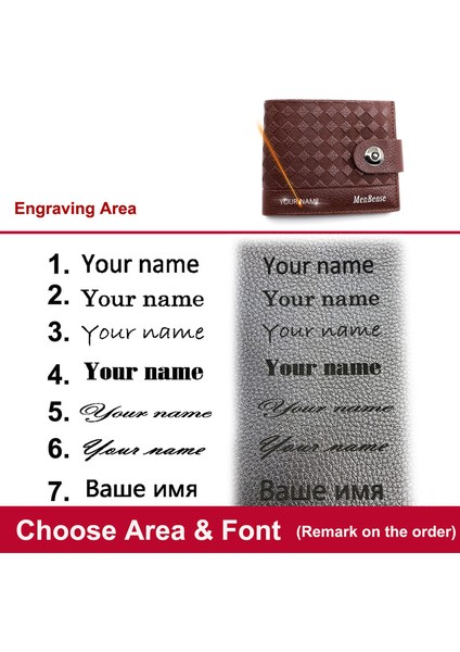 2022 Yeni Kısa Erkek Cüzdan Basit Para Cebi Adı Kazınmış Erkek Çantalar Kart Tutucu Manyetik Toka Tasarım Ince Erkek Cüzdan (Yurt Dışından) fırsatları