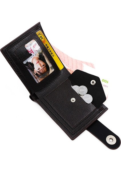 2022 Yeni Kısa Erkek Cüzdan Basit Para Cebi Adı Kazınmış Erkek Çantalar Kart Tutucu Manyetik Toka Tasarım Ince Erkek Cüzdan (Yurt Dışından) indirimleri