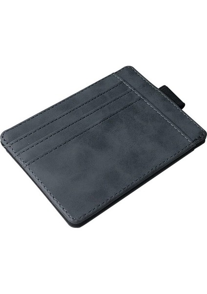 Moda Pu Deri Basit Erkek Kımlık Kartı Paketi Dayanıklı Ince Elastik Kayış Kredi Kartları Tutucu Deri Çanta Boys Için Yeni 2022 (Yurt Dışından) modelleri