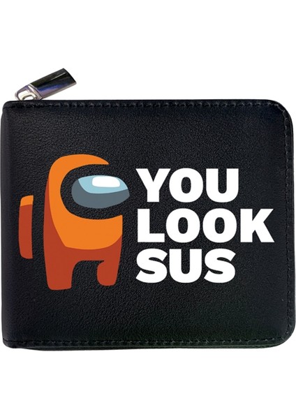 Pu Anime Karikatür Oyunu Cüzdan Kısa Çanta Gençler Için Kart Tutucu Para Cebi (Yurt Dışından)