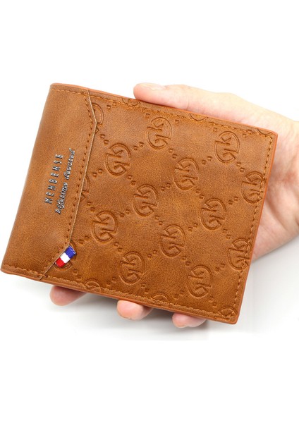 Menbense Yeni Erkek Cüzdan Kısa Kabartmalı Desen Moda Rahat Cüzdan Fabrikası Doğrudan Tedarik (Yurt Dışından) fırsatları