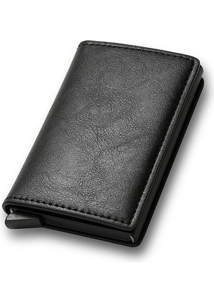 2022 Yeni Erkek ve Kadın Cüzdan Rfıd Alüminyum Kutu Kasa Kartvizit Sahibi Mini Kart Cüzdan Akıllı Cüzdan Kimlik Kartı Tutucu (Yurt Dışından) indirimleri