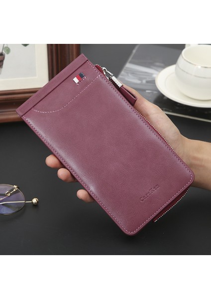 2022 Yeni Erkek Uzun Kart Sahibi Kore Rahat Gençlik Toka Kart Sahibi Çoklu Kart Fermuarlı Kartvizitlik (Yurt Dışından) indirimleri