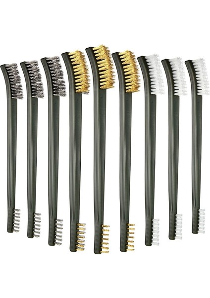 Adet Mini Tel Fırça Seti Çizik Tel Kıllar Fırça Seti Naylon Pirinç Fırça Detaylandırma Temizleme Kaynak Cürufu ve Pas (Yurt Dışından) fiyatları