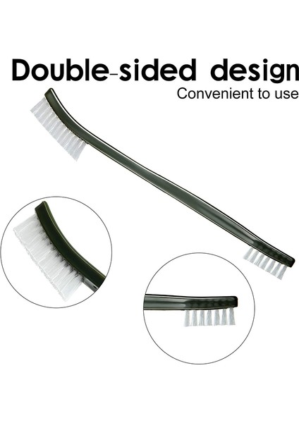 Adet Mini Tel Fırça Seti Çizik Tel Kıllar Fırça Seti Naylon Pirinç Fırça Detaylandırma Temizleme Kaynak Cürufu ve Pas (Yurt Dışından) fırsatları