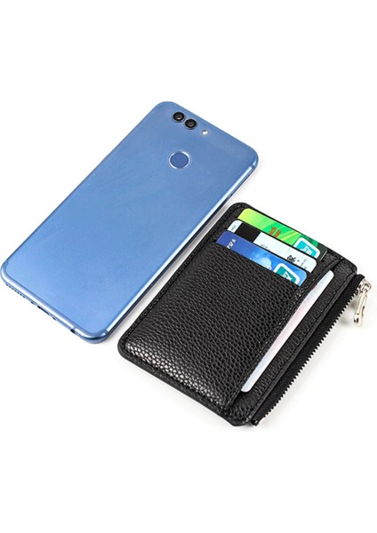 2022 Yeni Yumuşak Erkek Cüzdan Düz Renk Pu Fermuarlı Kart Tutucu Mini Kısa Bozuk Para Cüzdanı Cüzdan (Yurt Dışından) fırsatları