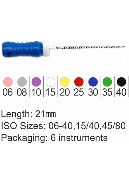 21MM Tandheelkundige K Bestanden Wortelkanaal Endo Bestanden Diş El Bestanden Rvs K Bestanden Tandarts Gereedschap (Yurt Dışından) modelleri