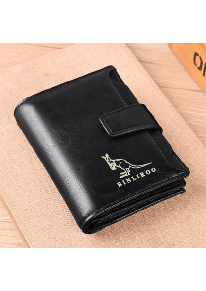 Erkek Çanta Düz Renk Su Geçirmez Cüzdan Kredi Kartı Cüzdanı (Yurt Dışından) fiyatları