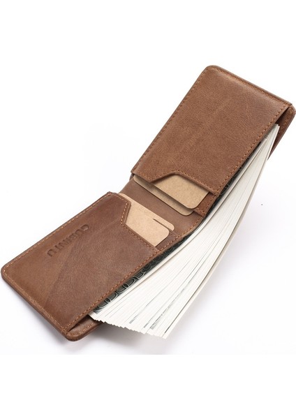 Ince Deri Erkek Cüzdan Minimalist Vintage Rfıd Cüzdan Hakiki Ince Mini Cüzdan Erkek Küçük Çanta Küçük Kredi Kartı Tutucu B325 (Yurt Dışından) modelleri