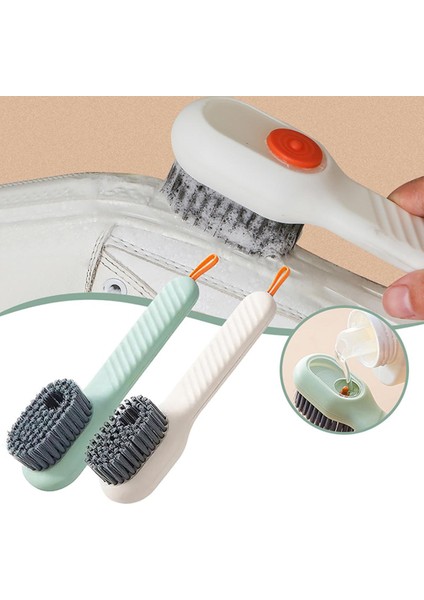 [sıcak] Çok Fonksiyonlu Ayakkabı Temizleme Fırçası Otomatik Sıvı Sabunluk Yumuşak Temizleme Fırçası Ev Mutfak Bulaşık Makineleri Temiz Aracı (Yurt Dışından)