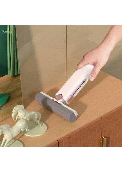 Taşınabilir Mini Paspas Küçük Temizlik Paspası Kiremit Zemin Temizlik Paspası Masaüstü Temizleyici Fırça Lavabolar Için Kendinden Kısa Paspas Masaüstü Garaj Sofra (Yurt Dışından)