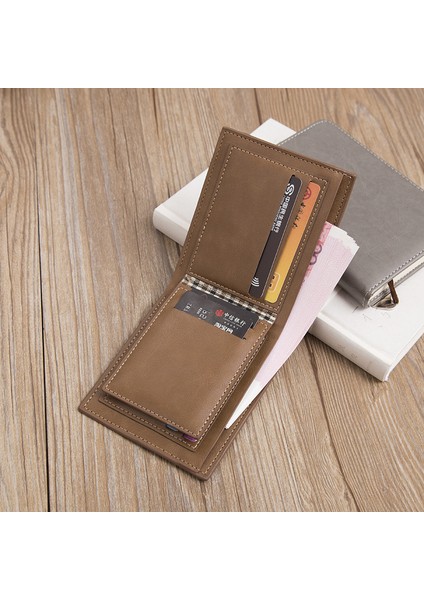 Yeni Cüzdan Erkek Kısa Kore Versiyonu Retro Rahat Cüzdan Yatay Çok Fonksiyonlu Kart Tutucu Nokta Adına Tek Parça (Yurt Dışından) fırsatları