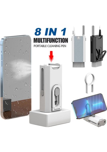 In 1 Temizleyici Fırça Seti Kulaklık Telefon Ekran Tablet Laptop Klavye Temizleme Araçları Airpod Pro Için Bez Temizleme Kalemi Silin (Yurt Dışından) modelleri