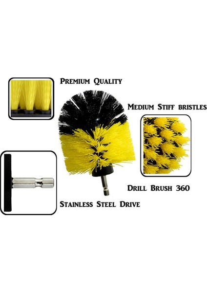 Adet Elektrikli Matkap Fırça Kiremit Harç Scrubber Temizleme Küvet Temizleyici Combo Aracı Araçları (Yurt Dışından) modelleri