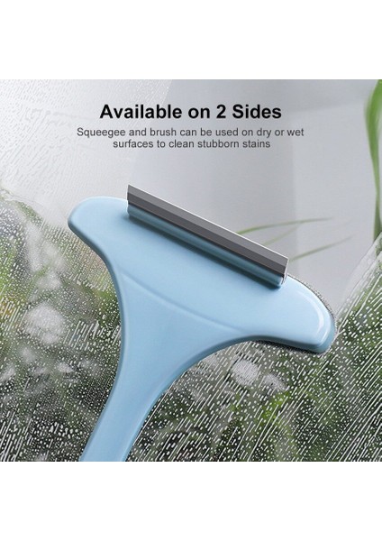 2 In 1 Çift Taraflı Pencere Toz Giderme Fırçası Ev Uzatılmış Pencere Kazıyıcı Sökülmesi Olmayan Cam Ekran Pencere Temizleme Fırçası (Yurt Dışından) modelleri