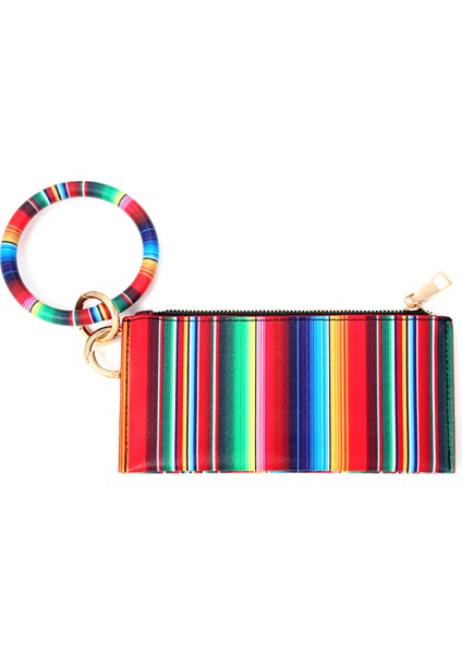 Kadın Leopar Suni Deri Anahtarlık Bileklik Nakit Cep Kartı Zip Cüzdan Debriyaj (Yurt Dışından) modelleri