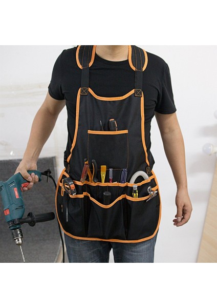 Iş Önlüğü Aracı 16 Alet Cepleri Alet Kemeri Ayarlanabilir Yelek Erkek Iş Önlüğü ve Kadın Iş Önlüğü Için Su Geçirmez Önlük ve Kanvas Önlük ile Alet Önlüğü (Yurt Dışından) modelleri