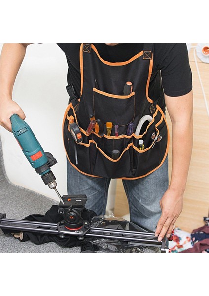 Iş Önlüğü Aracı 16 Alet Cepleri Alet Kemeri Ayarlanabilir Yelek Erkek Iş Önlüğü ve Kadın Iş Önlüğü Için Su Geçirmez Önlük ve Kanvas Önlük ile Alet Önlüğü (Yurt Dışından) fırsatları