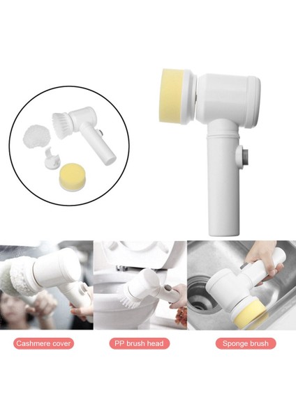 Elektrikli Mutfak Temizleyici Banyo Tuvalet Mutfak Cam Temizleme Banyo Fırçası Kolu Sünger Banyo Küvet Seramik Temizleme Fırçası (Yurt Dışından) fiyatları