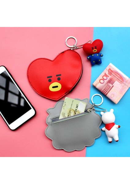 Microgood Moda Bts Karikatür Koala Koyun Suni Deri Mini Cüzdan Bozuk Para Cüzdanı Anahtar Tutucu (Yurt Dışından) fırsatları