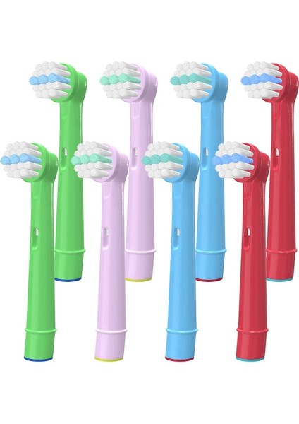 4/8/12 Adet Vervanging Çocuk Kinderen Tandenborstel Kafaları Voor Oral B EB-10A Pro-Gezondheid Stadia Elektrische Tandenborstel Ağız Bakımı, 3D Excel (Yurt Dışından) fiyatları
