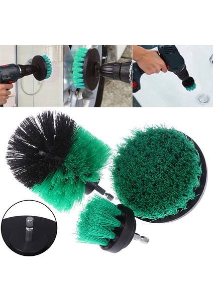 Yeşil Matkap Gücü Fırçalama Zemin Temizleme Fırçası Mobilya Banyo Için Leke Çıkarma (Yurt Dışından) modelleri