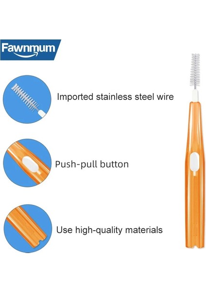 Fawnmum Diş Fırçası Parantez Ortodonti Fırçası 10 Adet/takım Diş Arası Diş Fırçası Kürdan Diş Temizleme Ağız Hijyeni (Yurt Dışından) fiyatları