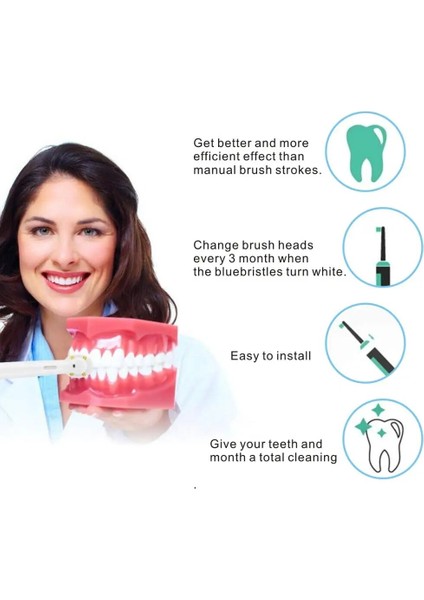 4/7 Adet Yeni Stil EB17 Yedek Fırça Başlıkları/nozullar Oral B Elektrikli Diş Fırçası Gelişmiş Güç/pro Sağlık/3d Excel Hassas (Yurt Dışından) modelleri