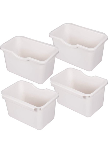 Yapı Taşı Masası Için 4 Adet Saklama Kutuları Saklama Kapları Bloklara Uygun El Sanatları Masası (Yurt Dışından) modelleri