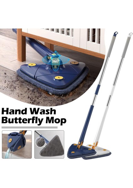 Zemin Temizleme Silecek Paspas Üçgen Kendinden Sıkacağı El Ücretsiz Tahliyesi Kolay Silecek Pencere Su Fırçası Ev Tembel Sihirli x Tipi (Yurt Dışından)