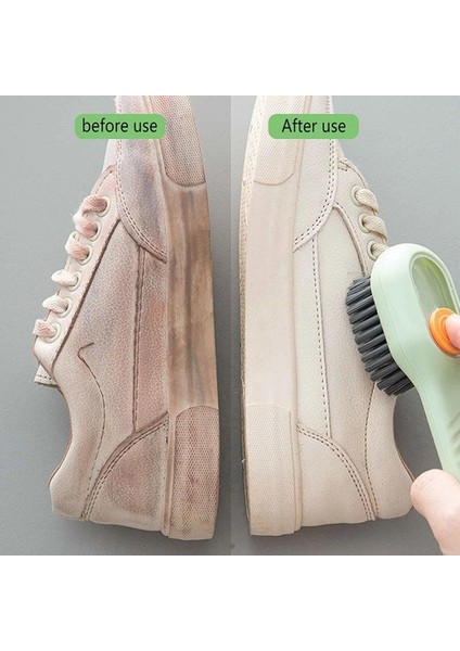 [sıcak] Ayakkabı Fırçası Otomatik Sıvı Deşarjı Derin Temizlik Yumuşak Kıllar Ev Çamaşır Temizleme Fırçası Günlük Kullanım Için (Yurt Dışından)