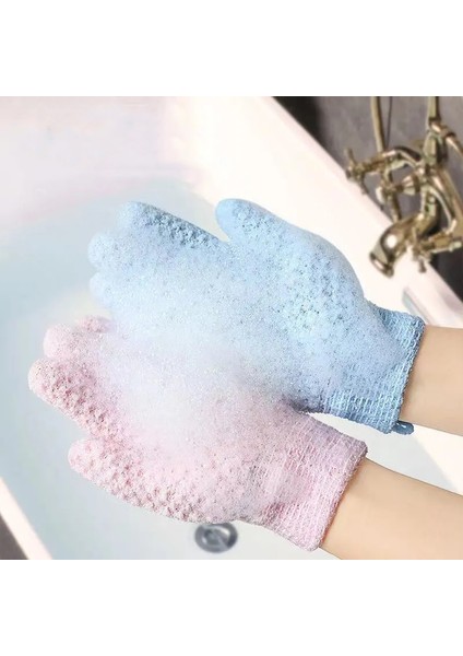Banyo Peeling Sürtünme Fırçalama Cilt Masaj Süngeri Duş Fırçalama Bezi Banyo Eldivenleri Scrubber Kaymaz Vücut Spa Eldivenleri (Yurt Dışından) fiyatları