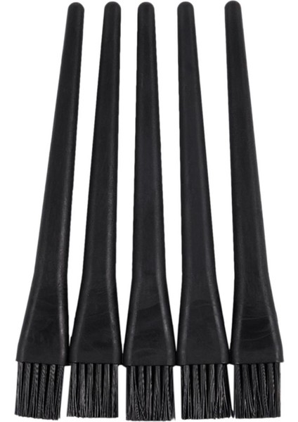 Adet 1.5 x 0.5cm Siyah Plastik Yuvarlak Saplı Anti Statik Esd Fırça (Yurt Dışından)