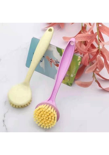 [sıcak] 1 Pot Fırça Bulaşık Yıkama Fırçası Yağsız Uzun Saplı Temizleme Fırçası Mutfak Bulaşık Yıkama Tencere ve Tava Fırçası Mutfak Temizleme Fırçası (Yurt Dışından)