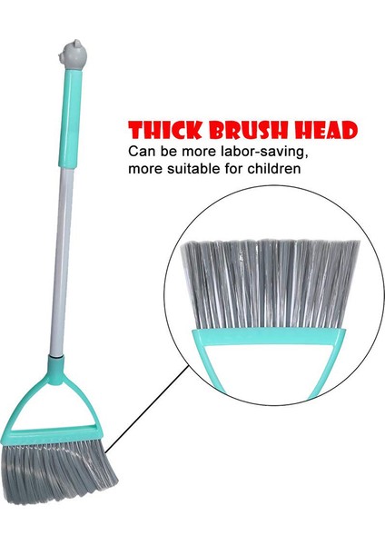 Çocuklar Için Mini Temizlik Temizlik Alet Takımı, 3 Adet Komple Sevimli Küçük Paspas, Küçük Süpürge, Çocuklar Için Küçük Faraş Dahil (Yurt Dışından) modelleri